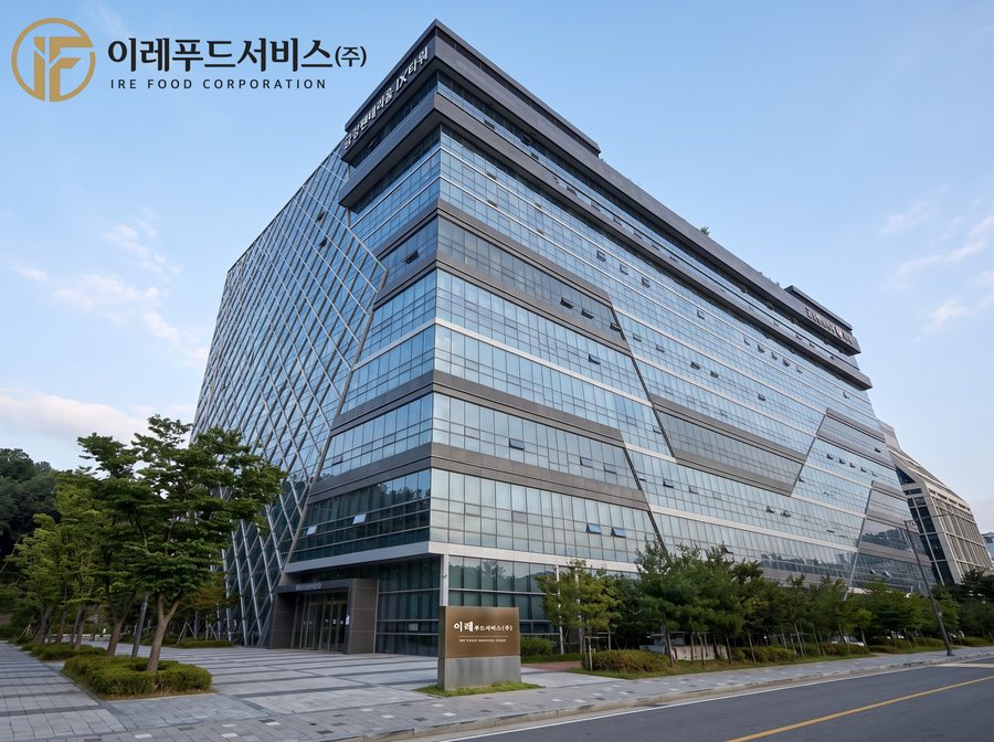 이레푸드서비스 주식회사 사옥 전경 — 경기 구리시 갈매순환로166번길 46 금강펜테리움 IX타워
